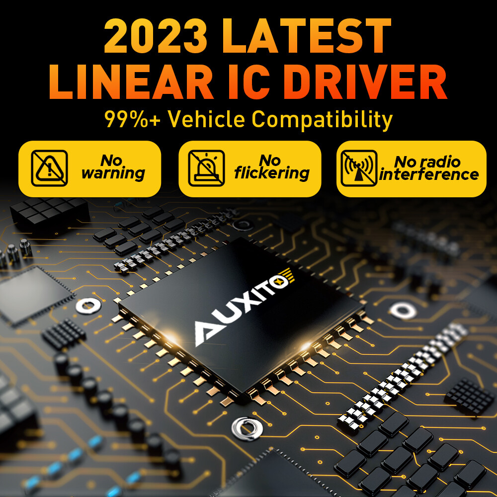 CANBUS H7 LED Headlight Super Bright Bulbs Kit White 22000LM High/Low Beam 6500K