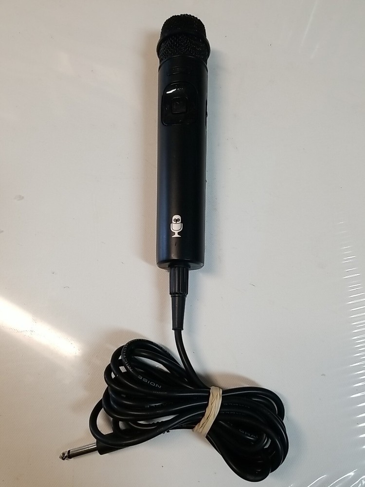 Mic Microphone  with On Off Switch High Grade Low Noise Black