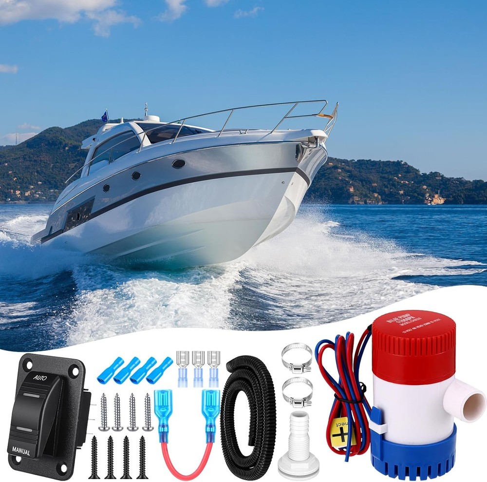 Automatic Bilge Pump Boat 12v 24v 3 Way Switch Panel with...