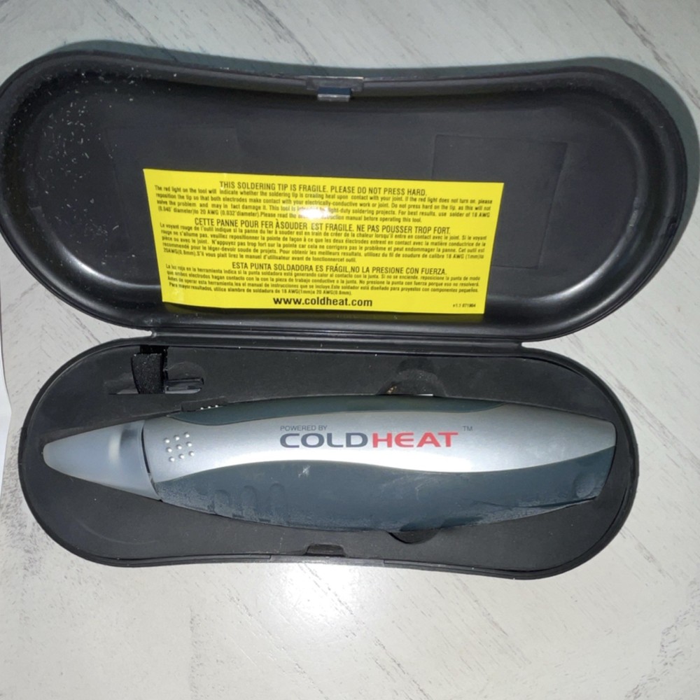 ColdHeat Cordless Soldering Iron Split-Tip LED Indicator