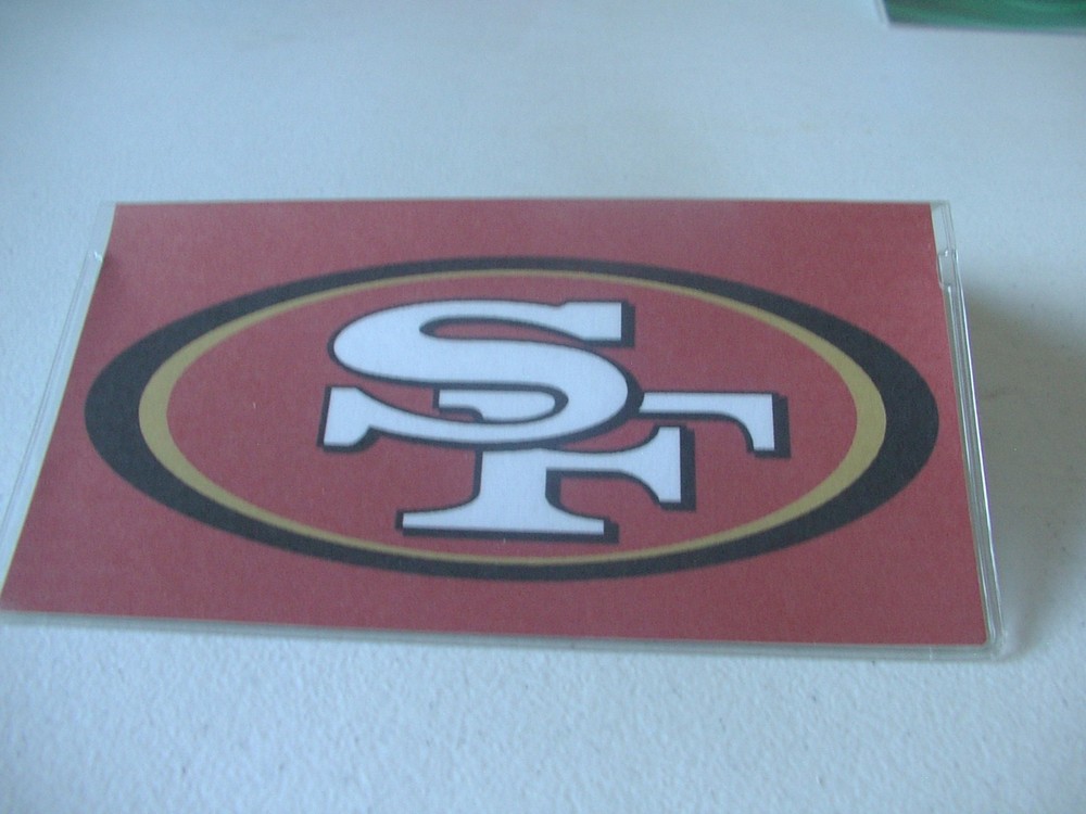 San Francisco 49ers vinyl Checkbook cover