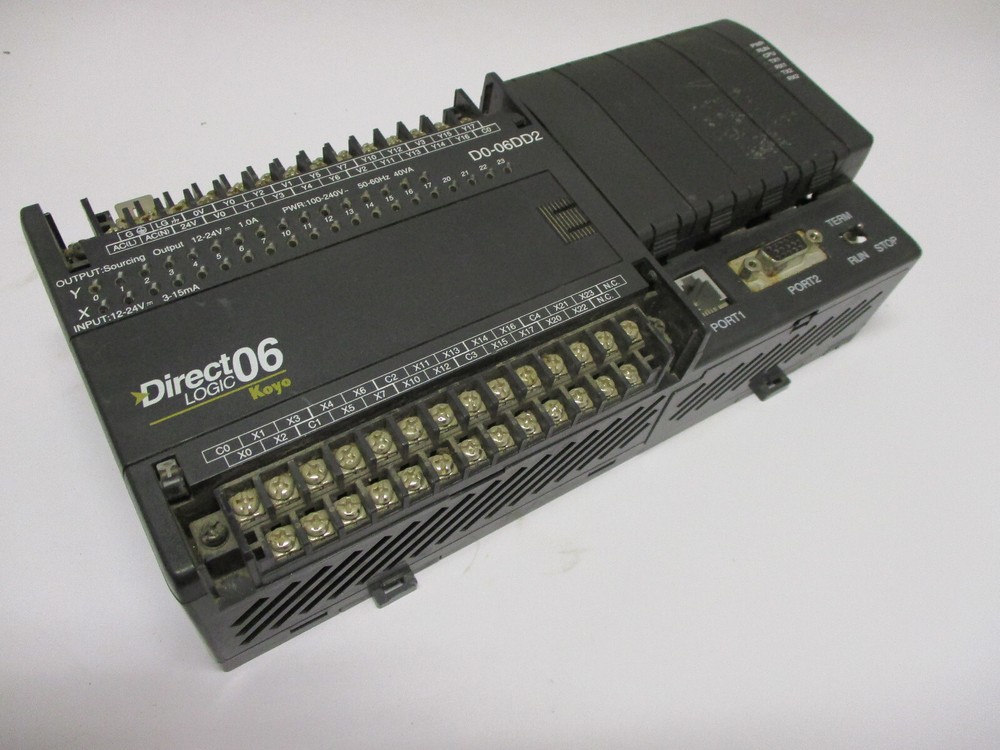EUC-AUTOMATION DIRECT D0-06DD2 DIRECTLOGIC PROGRAMMABLE CONTROLLER Parts AS IS