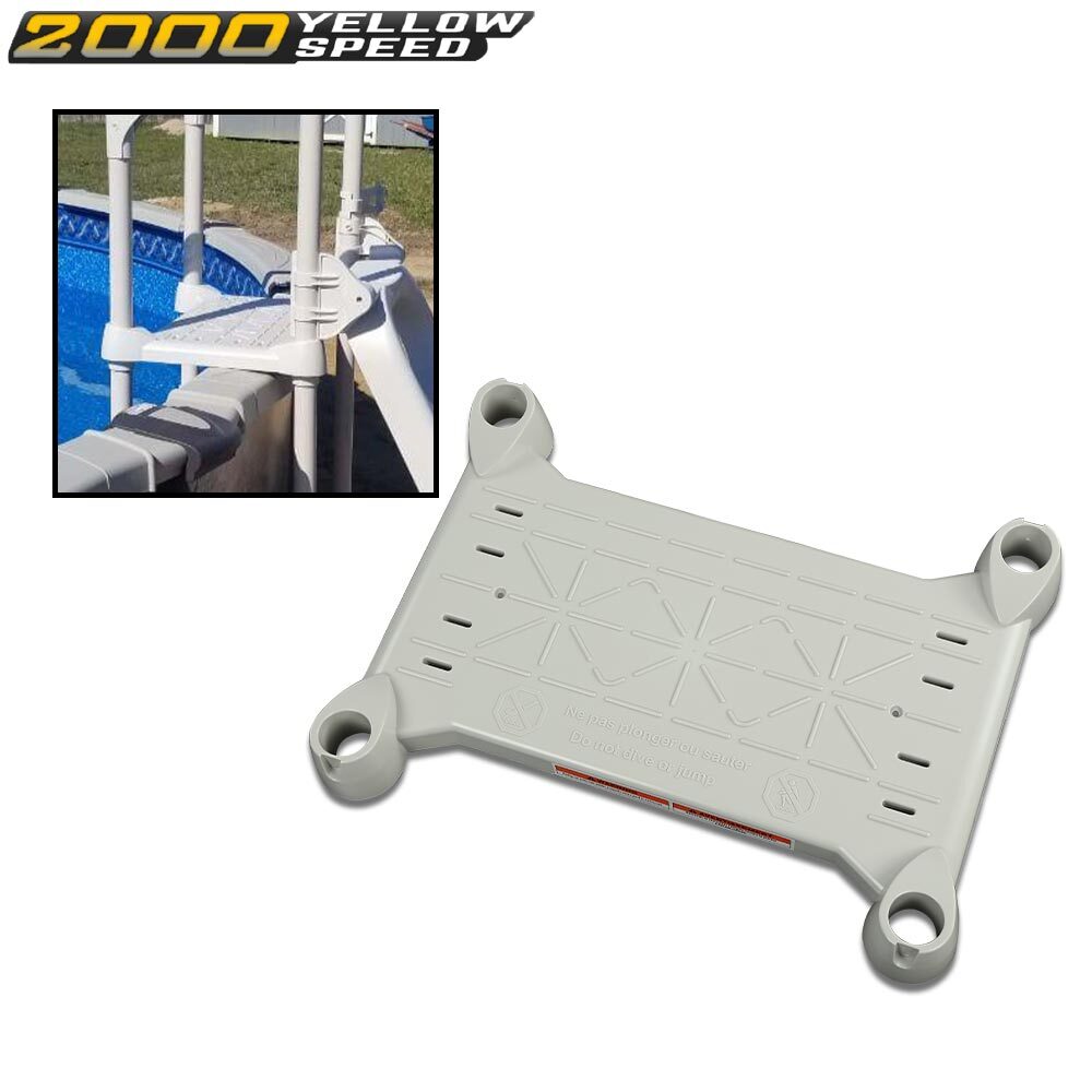 For Platform Above Ground Swimming Pool Step Grey New