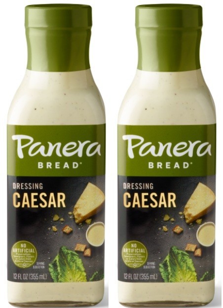 Panera Bread Caesar Salad Dressing, 12 oz (2 Bottles)