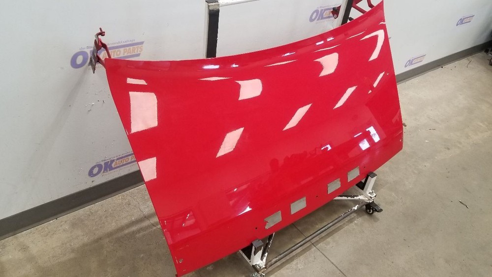 09 DODGE CHALLENGER SRT8 REAR TRUNK DECKLID ASSEMBLY RED