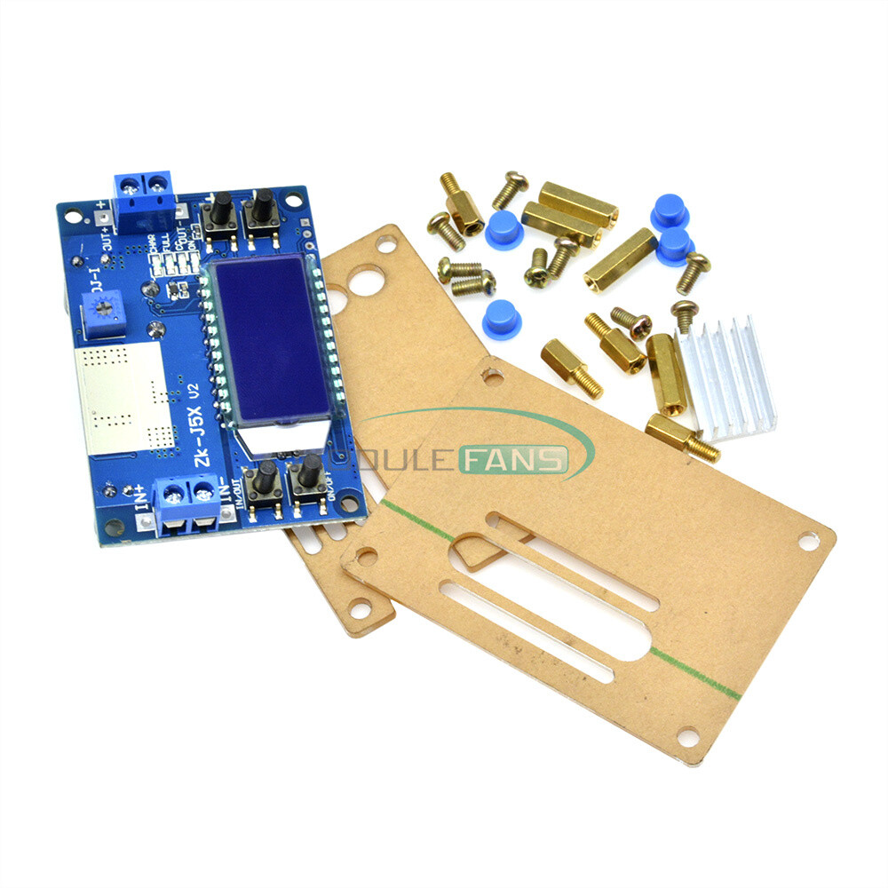 5A DC Boost Buck Down Constant Voltage Current Power Supply Module+Case