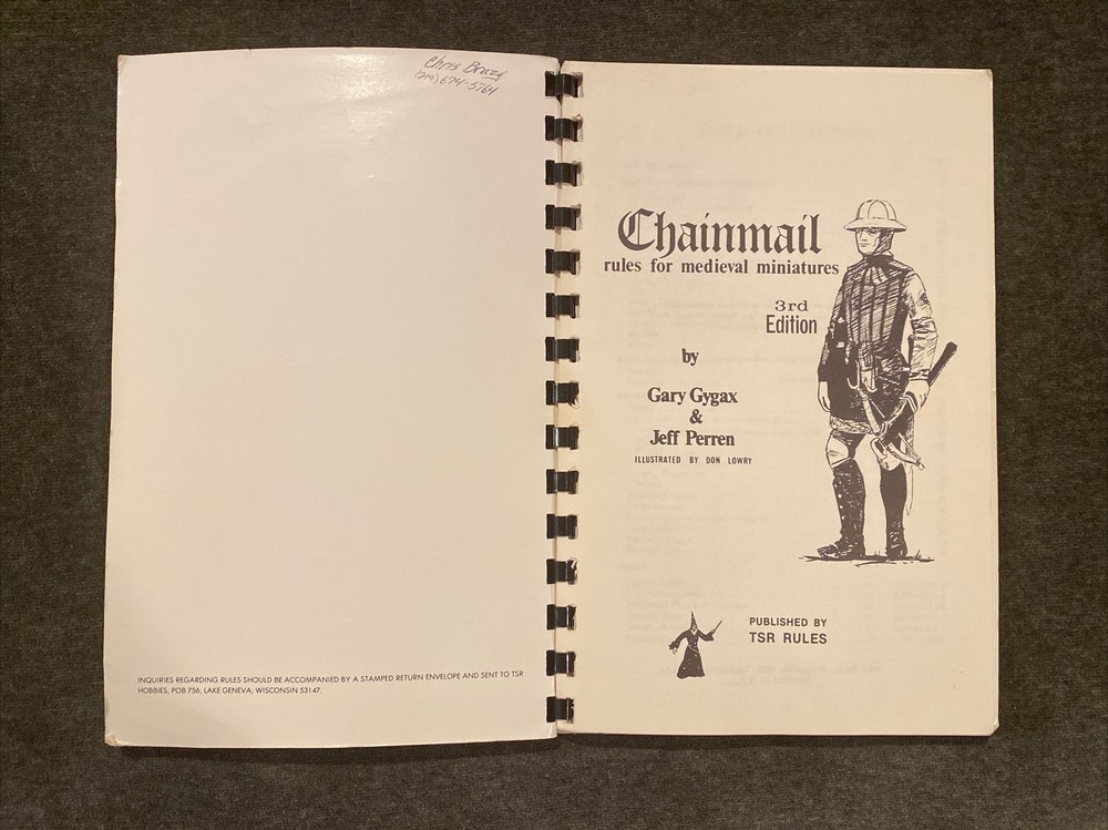 1ST ED. AD&D Temple of Elemental Evil + Chainmail Rules for Med. Miniatures 3rd