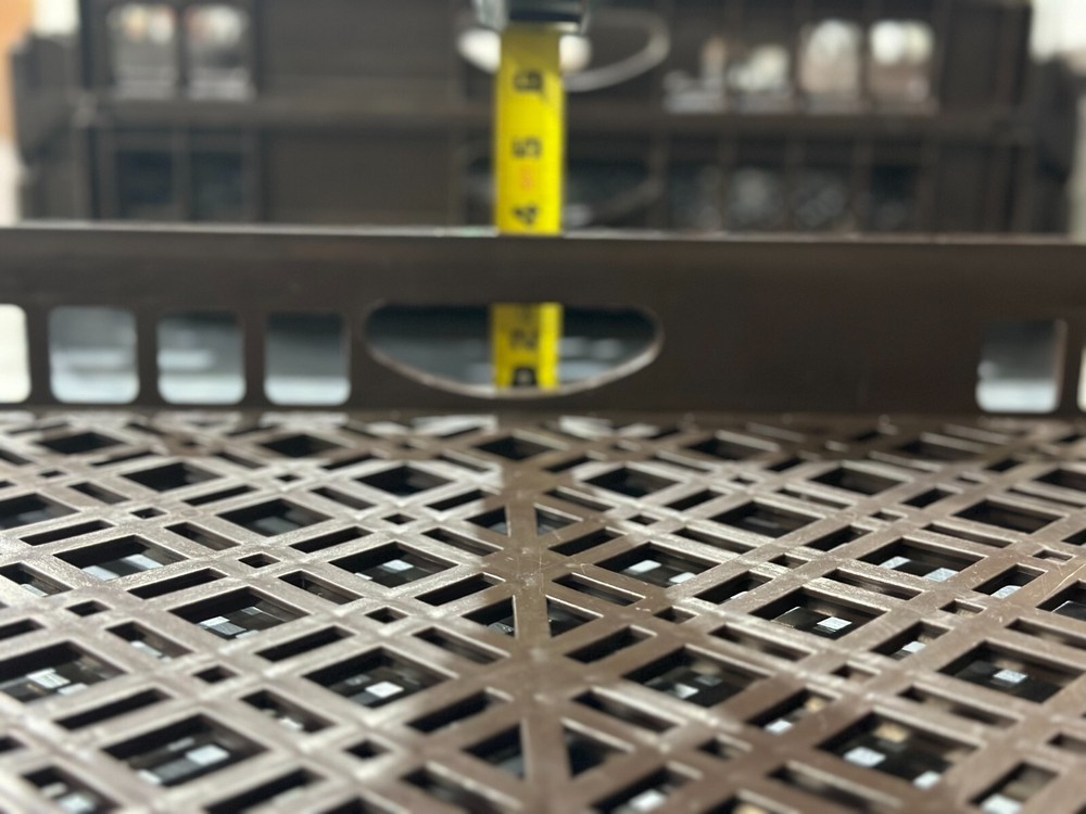 Pallet of 50 stackable bakery trays. Used, great condition.