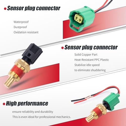 Engine Coolant Temperature Sensor 5S1500 56027873 with Connector Wiring