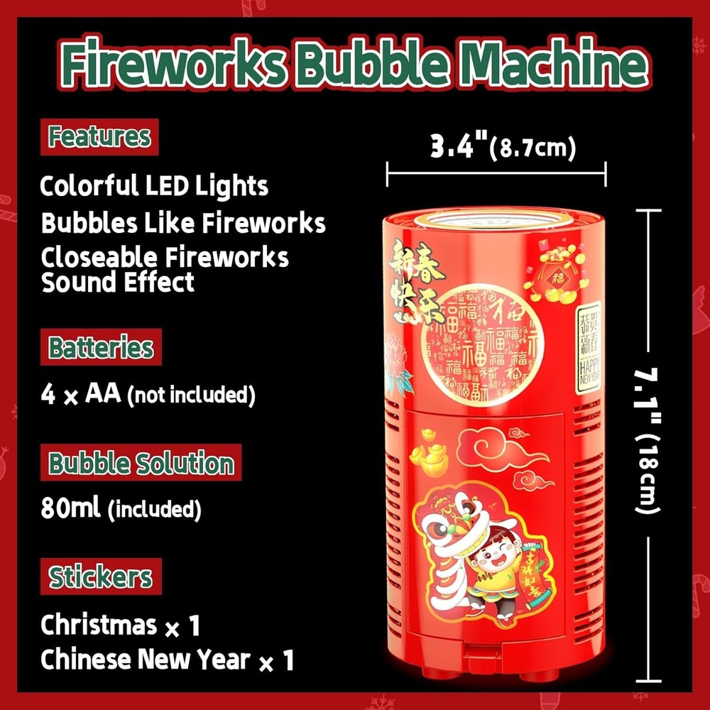 Compact Bubble Machine with Colorful LED Lights - Ultimate Party Experience