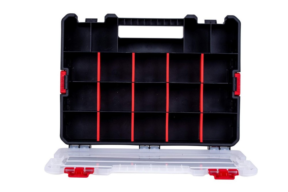 2-Pack Small Parts Organizer Box – Stackable Hardware Storage Organizer Case ...