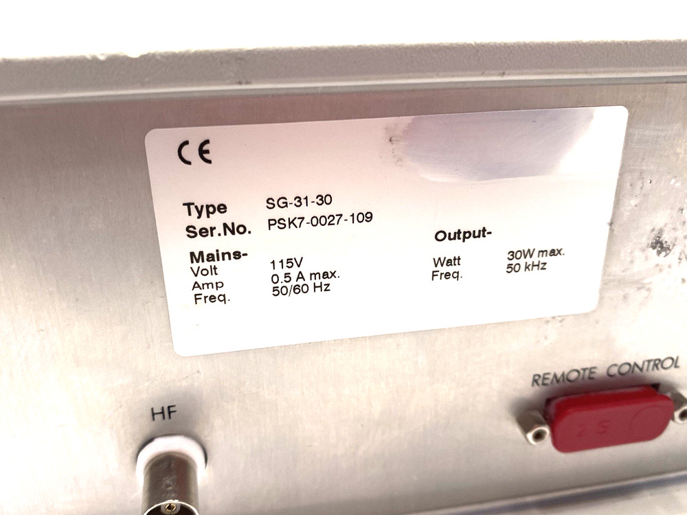 Vorti-Siv SG-31-30 Ultrasonic Mini-Sieving System Controller