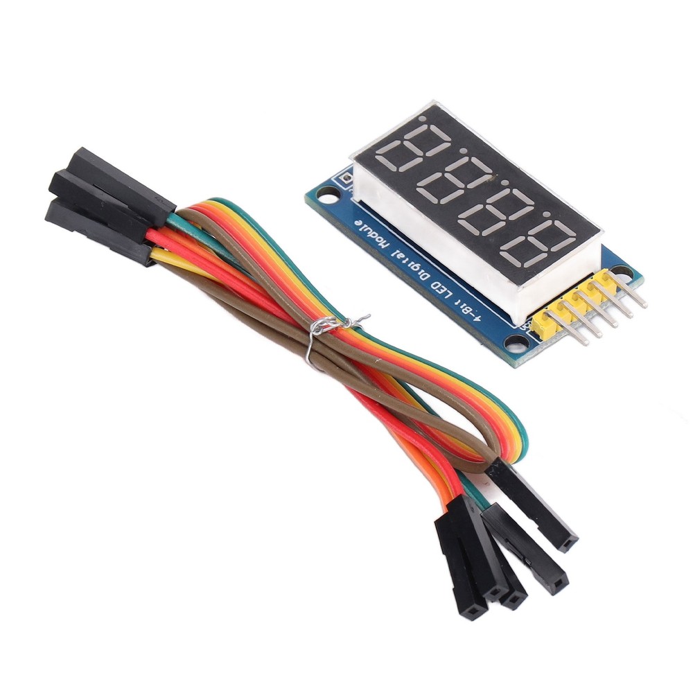 Adjustable 4 Digit LED Digital Tube Module For Electronic Experiments Premium