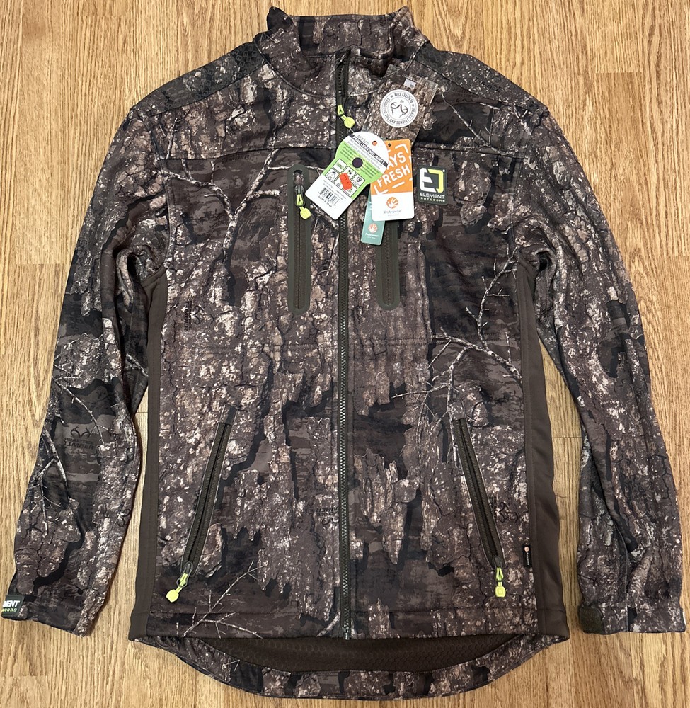 Element Outdoors Prime Series light/mid full zip jacket Realtree Timber-Medium