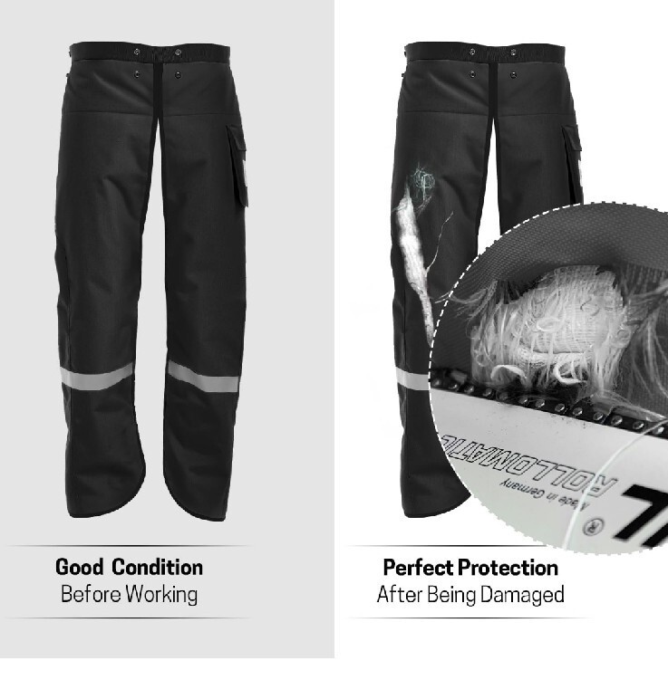 YARDMARIS Chainsaw Chaps Technical 8 Layers Class B for Chainsaw Users