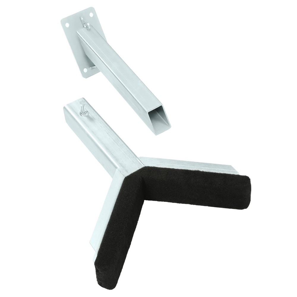 Adjustable Bow Rest Catcher Assembly For Boat Trailer Zinc-Plated Post Carpeted