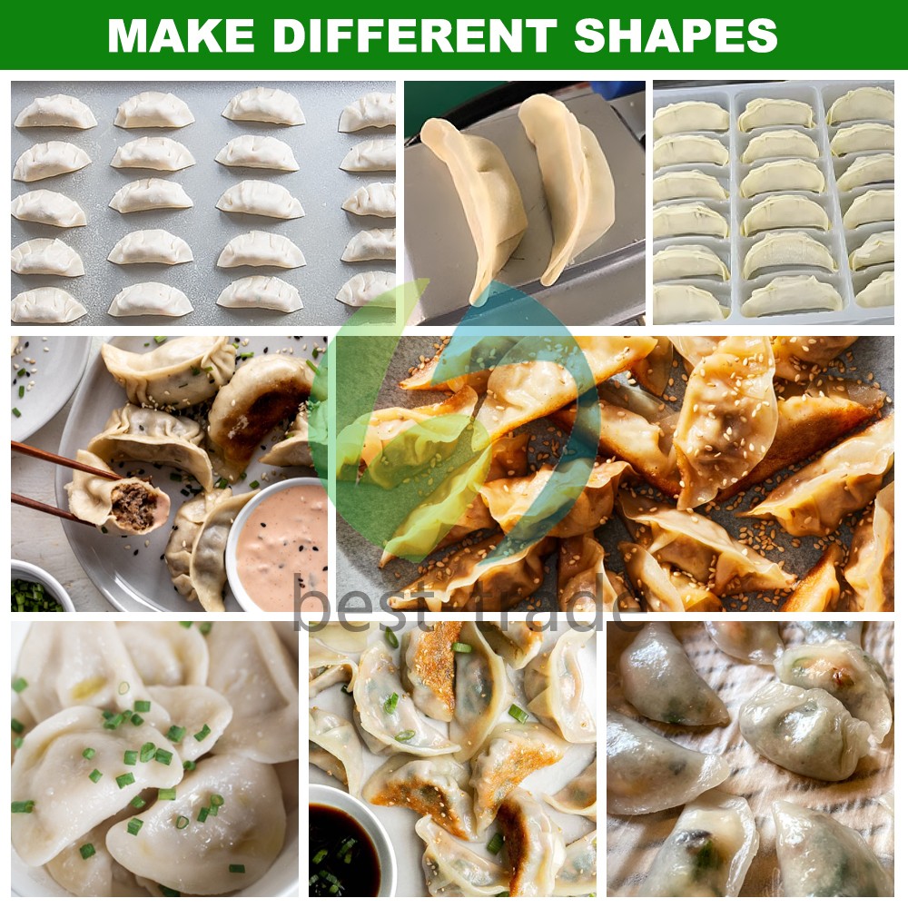 Semi Automatic Samosa Empanada Making Machine For 9mm Dumpling Wrapper 110V