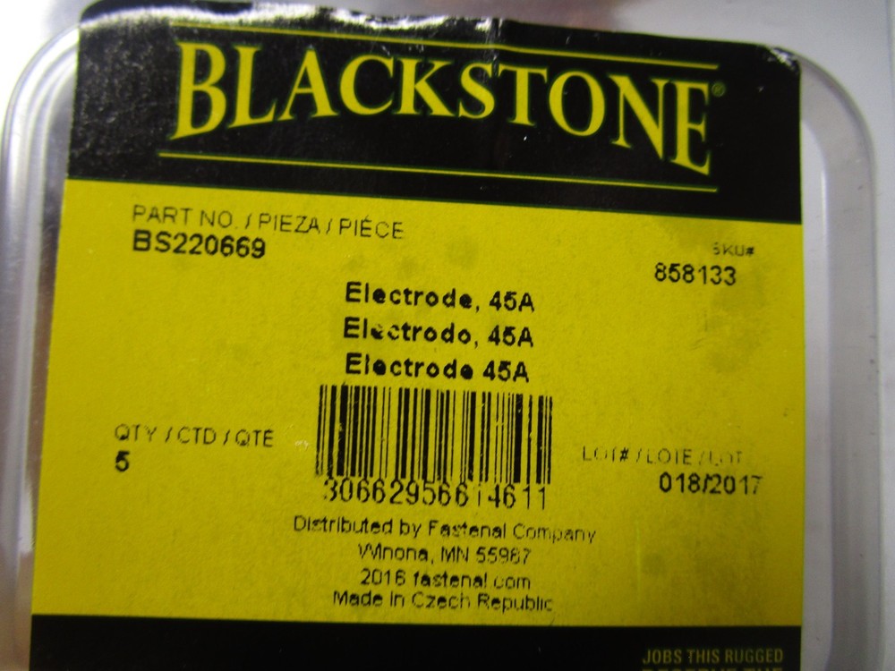 Blackstone 45A Electrode QTY 5