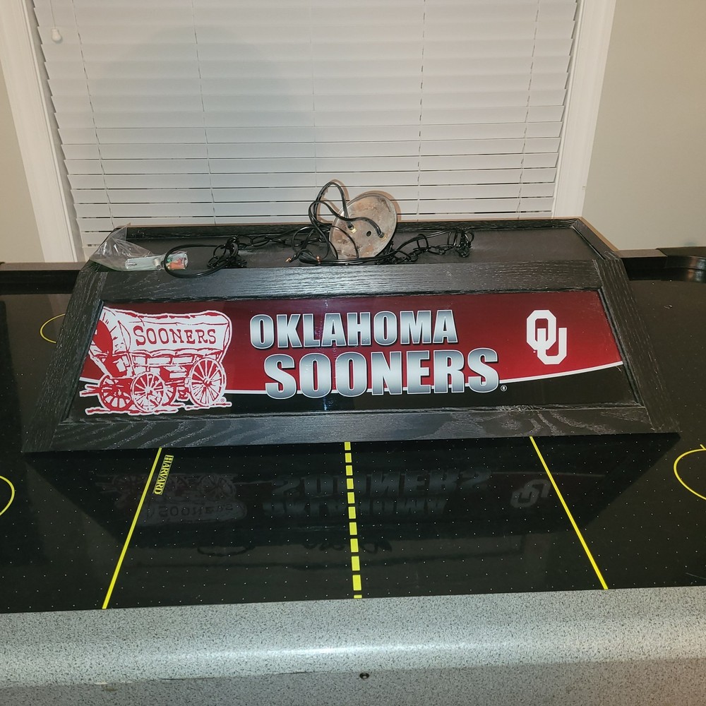 Oklahoma Sooners Pool Table Light