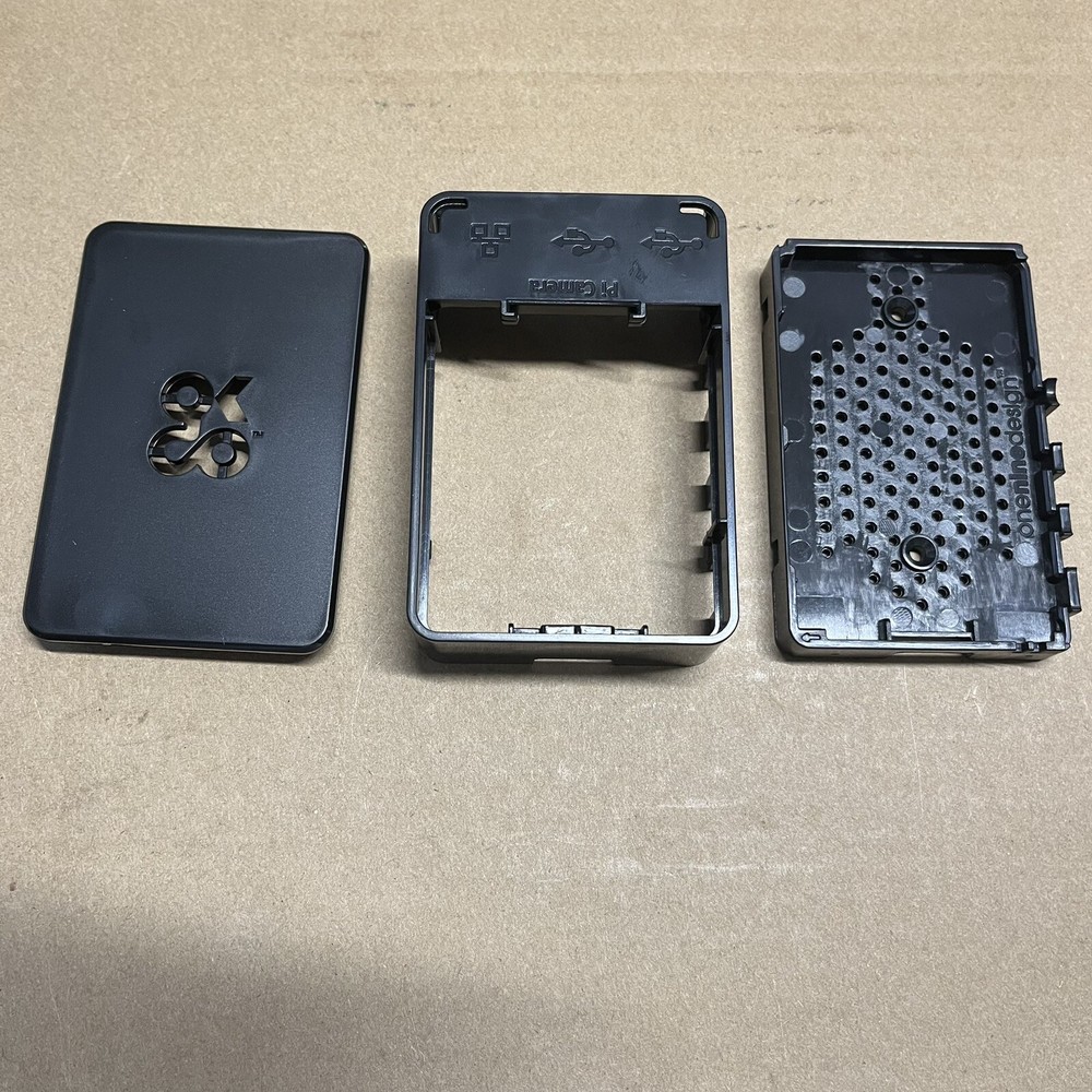OKDO Raspberry PI 4 Case - Snap Together, Wall Mountable, Model 187-3798