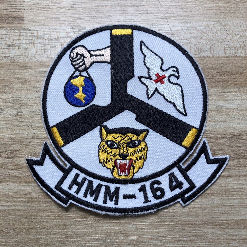 USMC Marine Medium Helicopter Squadron 164 (HMM-164) patch ..