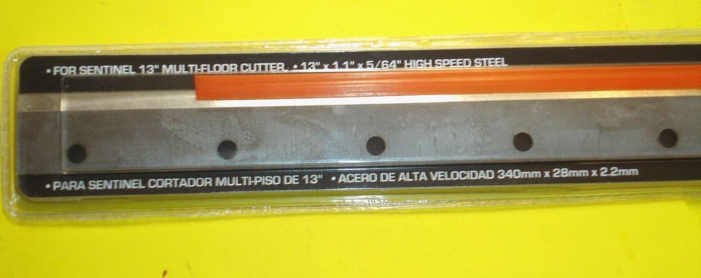 New Sentinel 13” Multi-floor Cutter Replacement Blade Part No. PLC-330