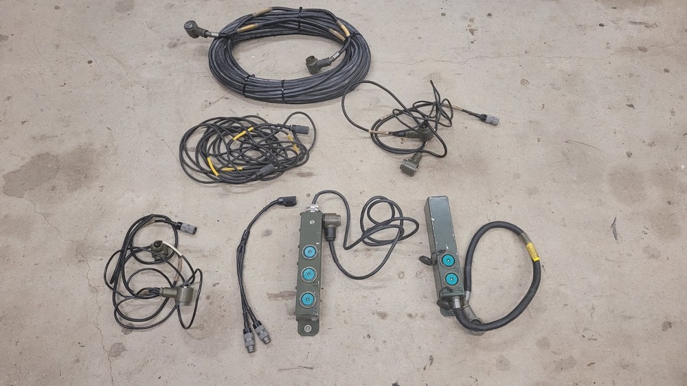 SINCGARS LS 671 Speaker Intercom Cable Splitter Rare LOT