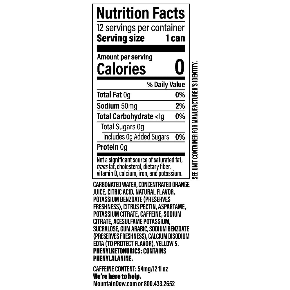 Refreshing Citrus Flavored Soda , 12 Fl Oz Cans, 12 Pack