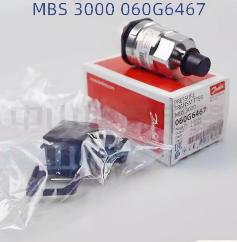 1pcs Danfoss Pressure Transmitter Sensor MBS3000 060G6467 0-0.3bar