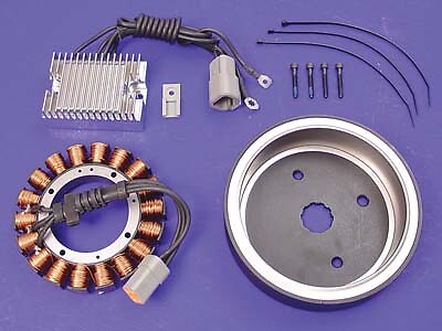 Alternator Charging System Kit 38 Amp fits Harley Davidson
