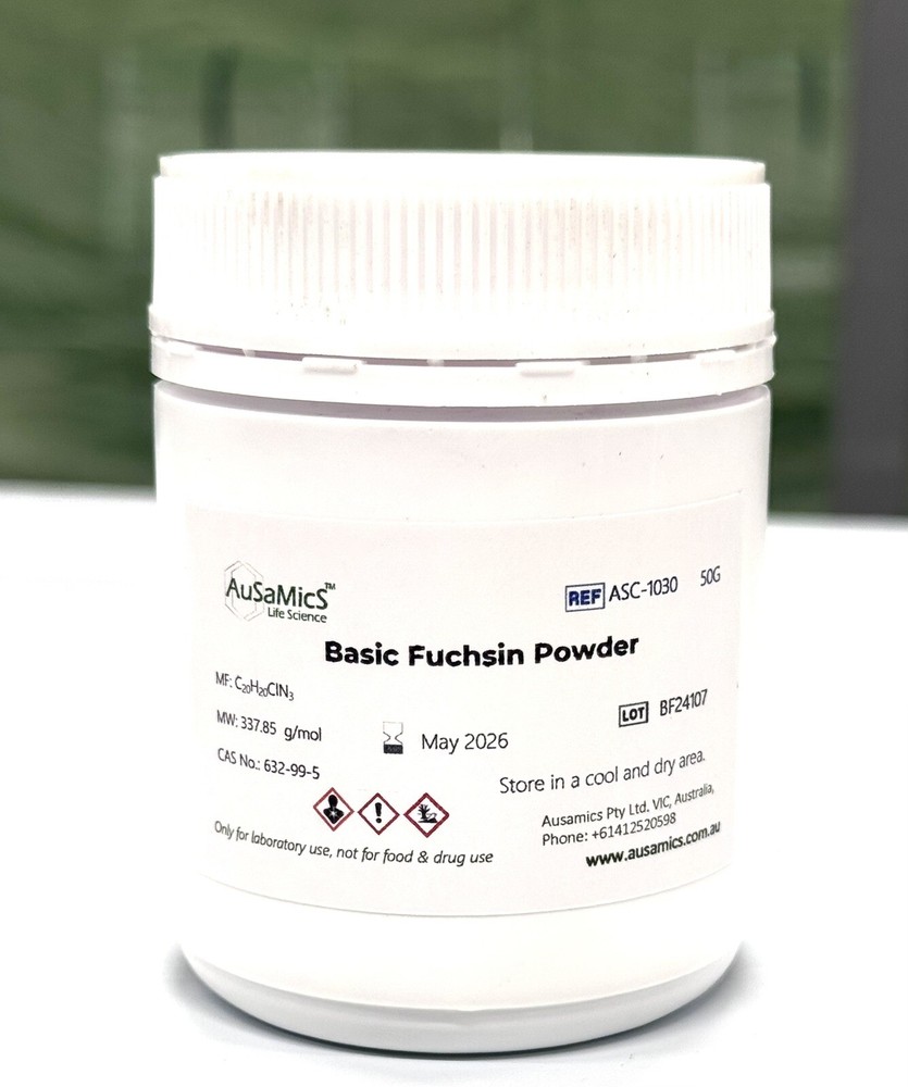 Basic fuchsine, Basic violet 14, CAS: 632-99-5, Fuchsin basic, Fuchsin
