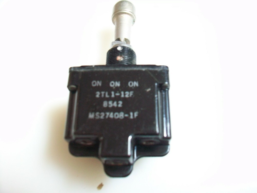 MICROSWITCH TOGGLE SWITCH  2TL1-12F  MS27408-1F  5930-01-170-0037