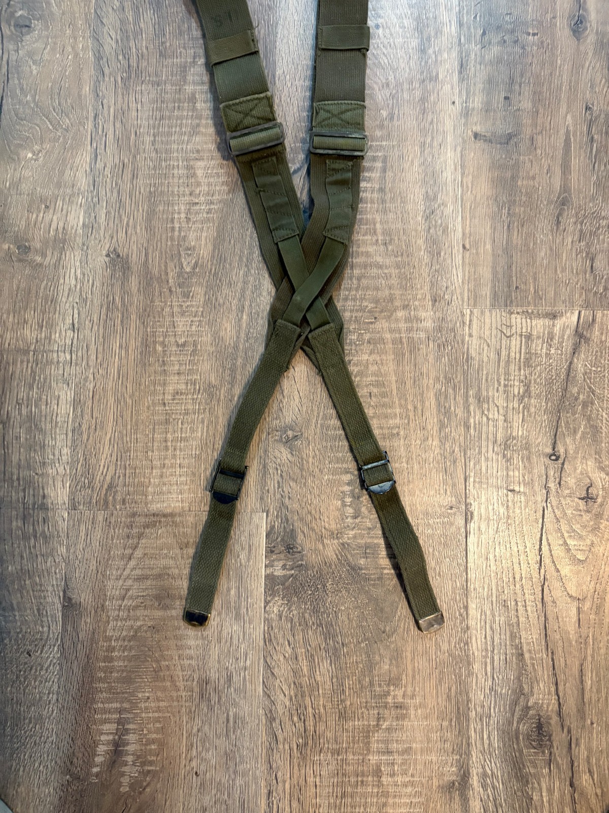 US Army M1945 Combat Field Pack Suspenders WWII