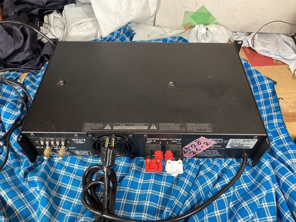 Qsc Mx-700 Power Amplifier Home Use Tested