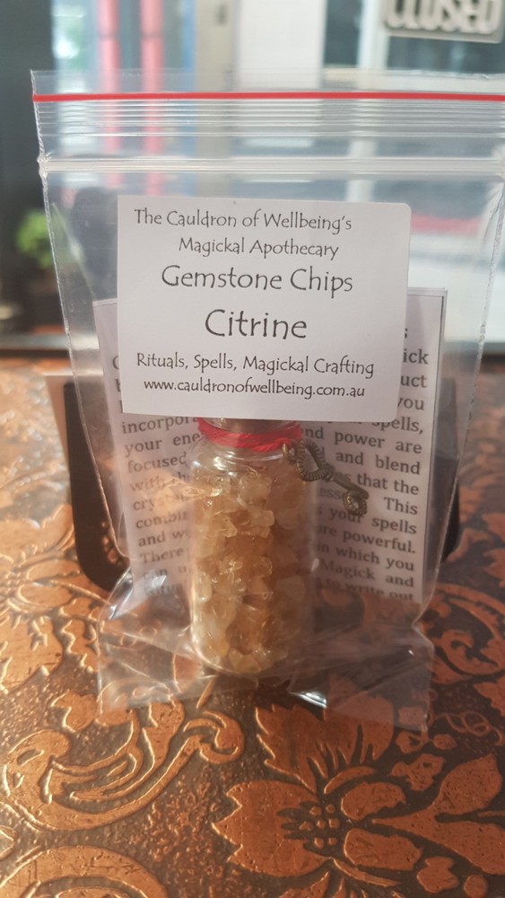 Crystal Chips - Citrine