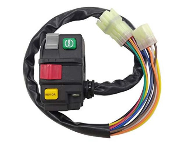 Left Handlebar Control Switch Start Stop Kill Headlight Button for Can-Am