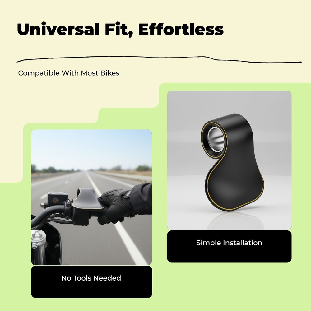 Throttle assist, non-slip, easy install