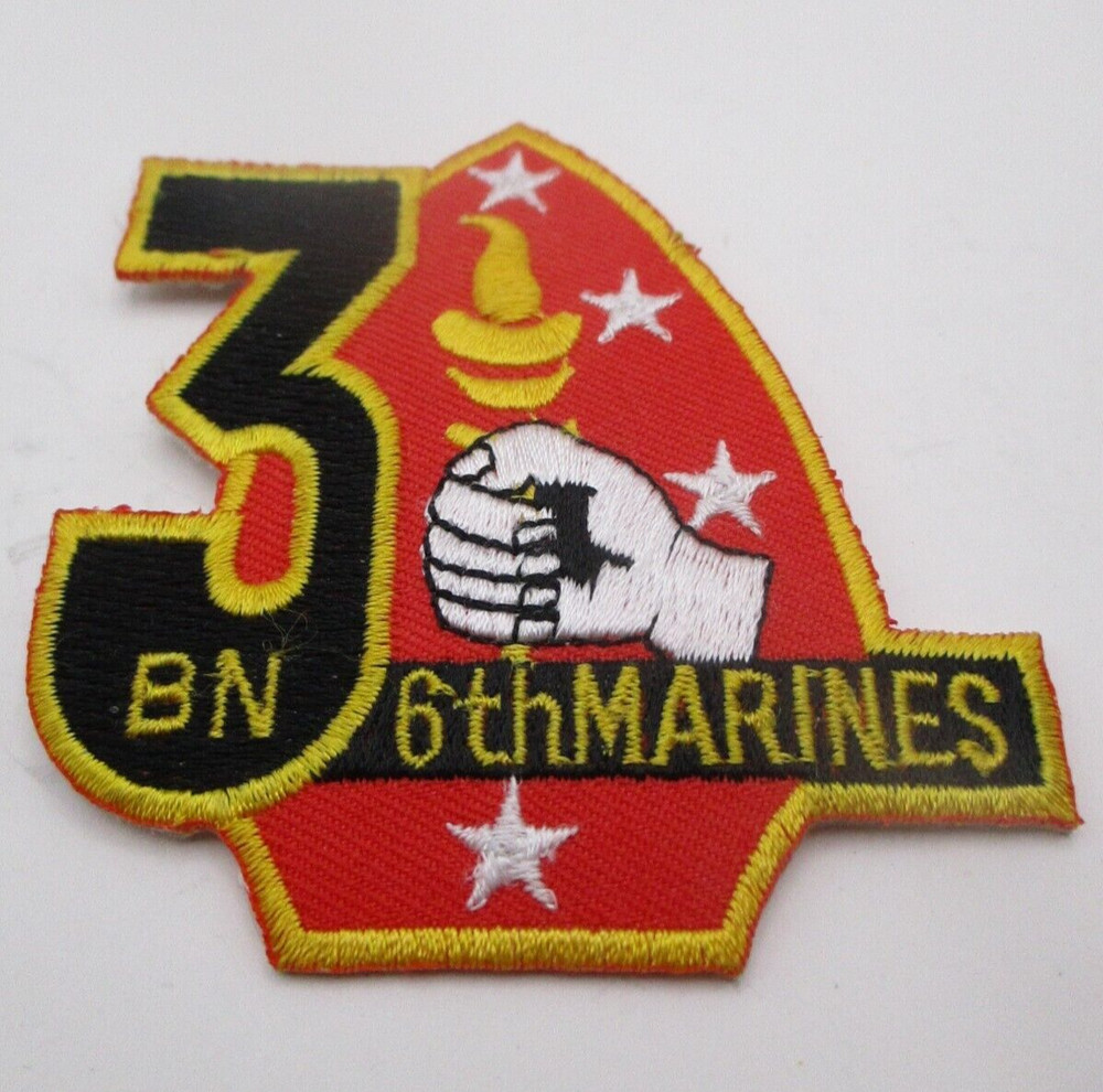 US Marine Corps 3rd Battalion 6th Marines Unit Patch / USMC