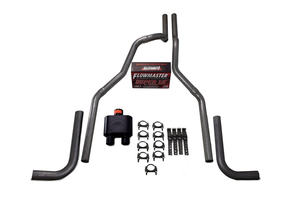 04-08 Dodge Ram 1500 2.5" Dual Exhaust Flowmaster Super 10 Side Exit