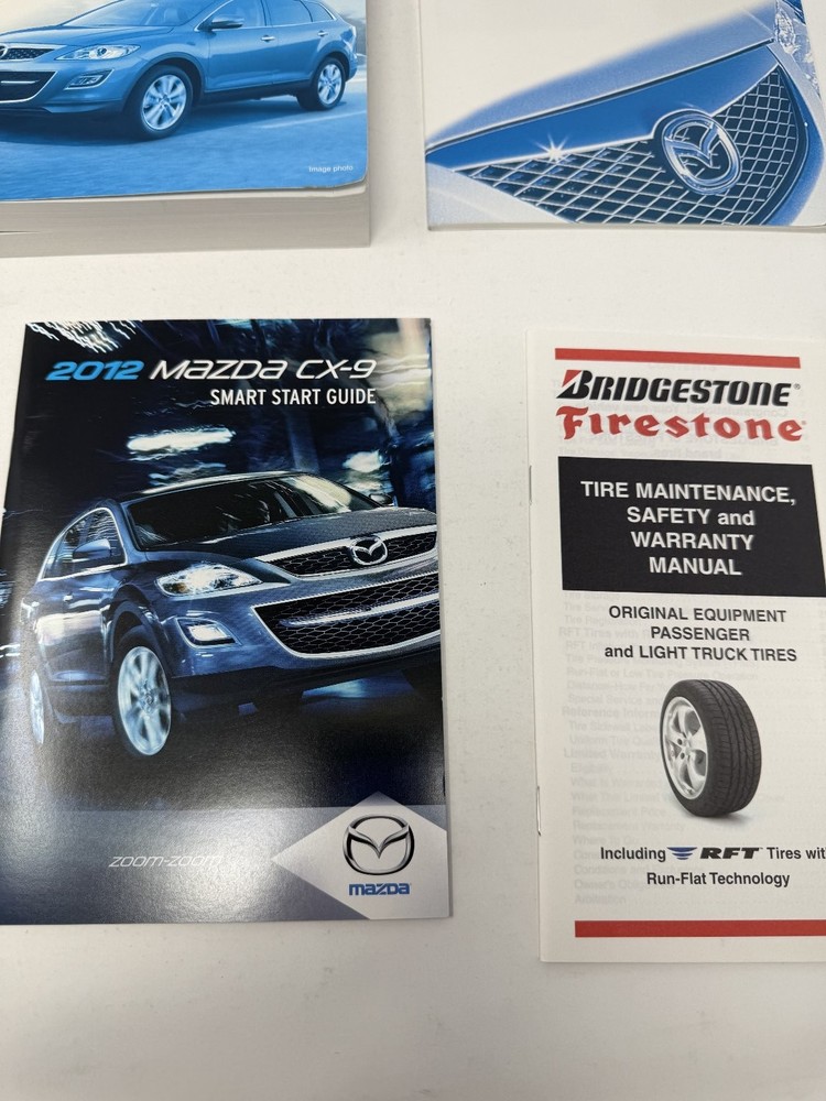 2012 Mazda CX-9 Owners Manual OEM Complete Set