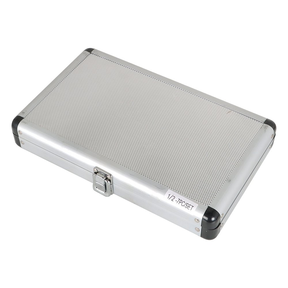 7PC Carbide Indexable Turning Tool 1/2" Lathe Tool Bit Set Thread Insert+Holder