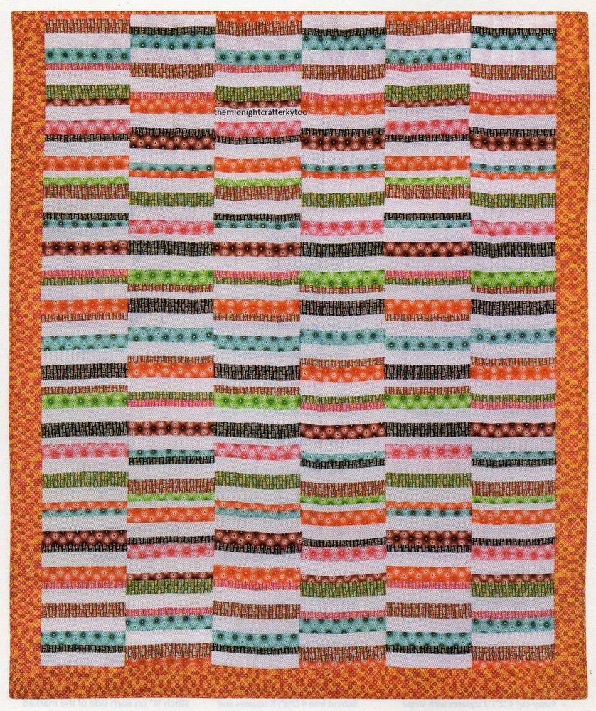 Running Stripes Quilt Pattern Pieced CZ