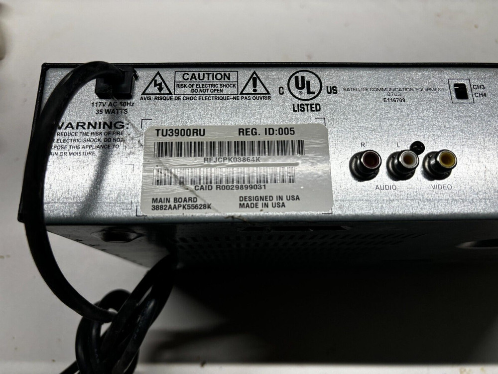 Dish JVC Model 3900 Receiver DV3 MPEG2