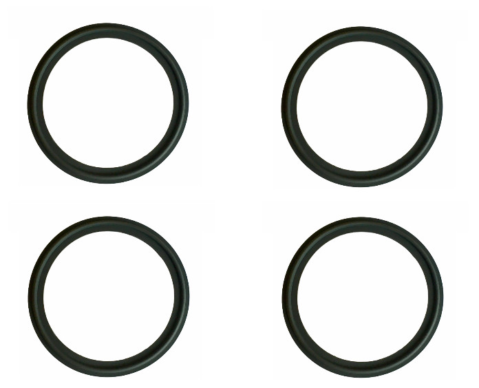 6" Tri Clamp Sanitary Viton Gasket Closed Loop Extractor 4 Pack