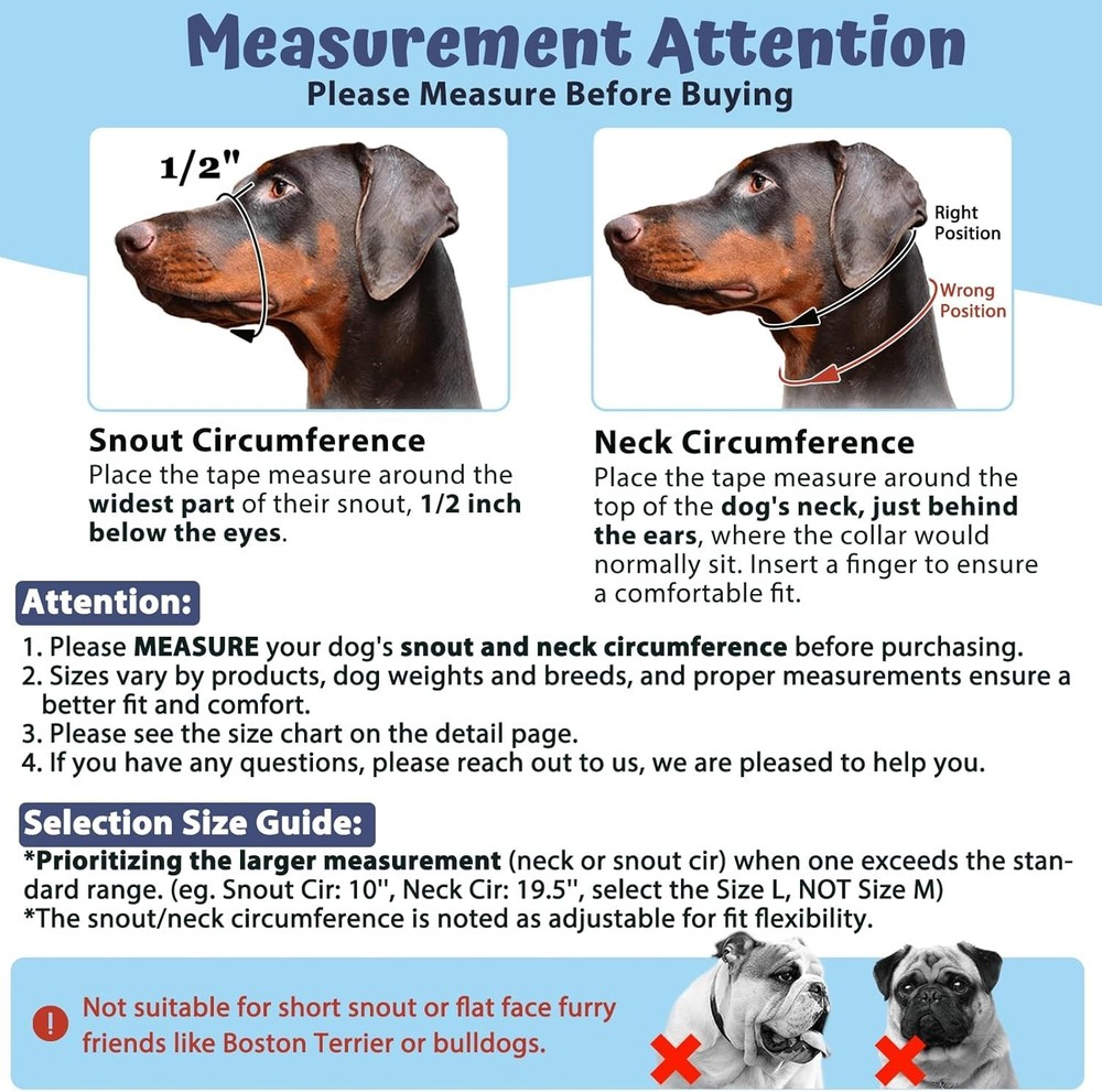 Dog Head Collar, Soft No Pull Head Halter, Reflective Muzzle Leash