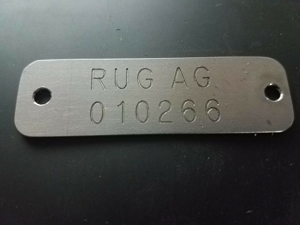 FORD RUG & HEH TRANSMISSION TAG