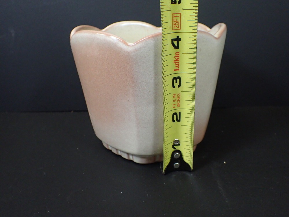 Frankoma Pottery #37 Scalloped Edge Planter Sandy Brown 4