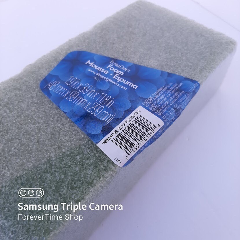 floracraft styrofoam 12”x4”x2” Block