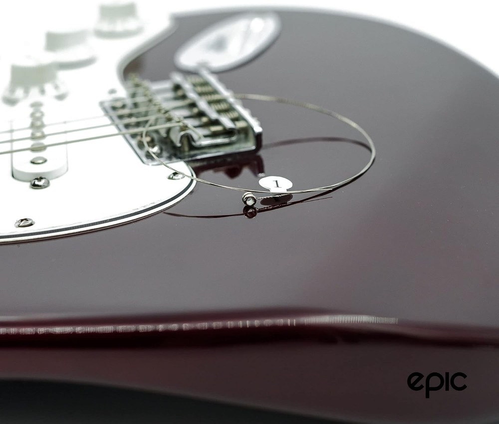 12-Pack .010 Gauge High E String Single Electric Guitar Strings 10