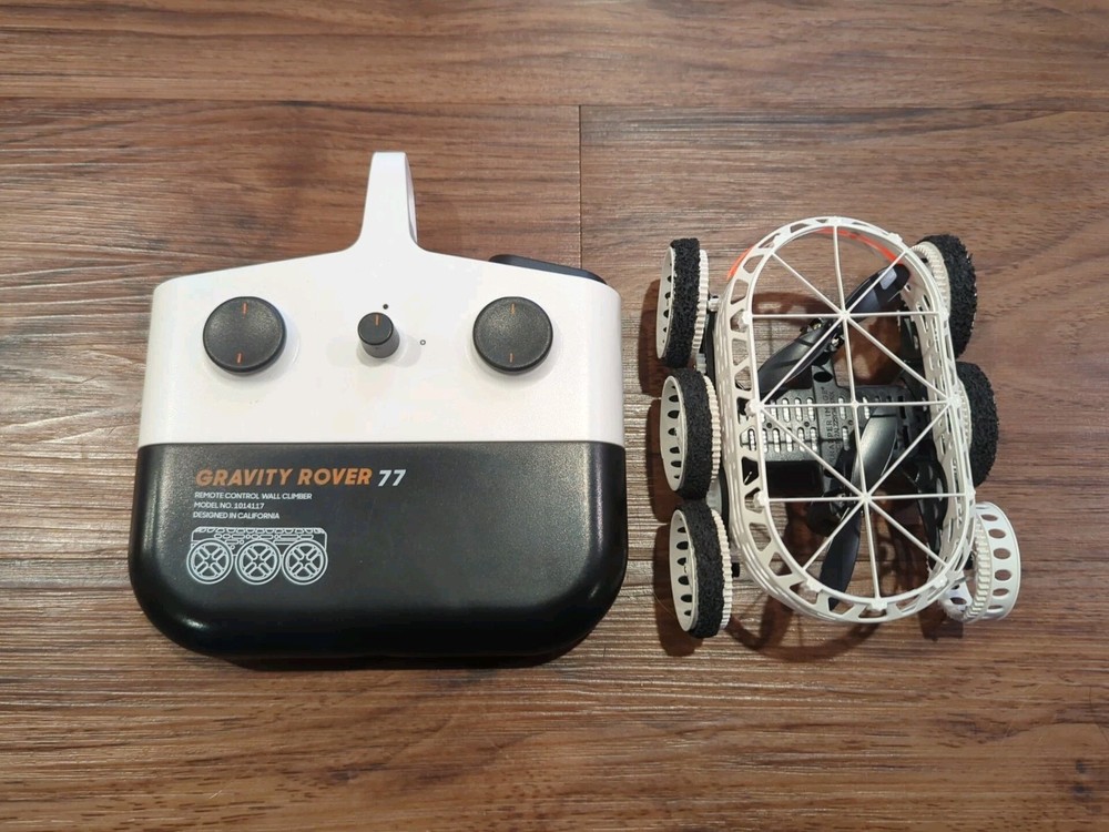 Sharper Image Gravity Rover 77 Remote Control Wall Climber Electronic Flying RC